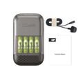 Nabíjačka batérií ultra-rýchla GP Charge10 S491 + 4× AA
