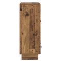 vidaXL Servírovacia skriňa Staré drevo 66 x 34,5 x 95 cm