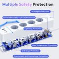 IMMAX NEO LITE SMART chytrý prodlužovací přívod/ 4x FR zásuvka/ 1x USB/ 2x USB-C/ Power delivery/ Wi-Fi/ bílý/ TUYA Kabel, prodlužovací, napájecí, pro chytrý dum, 4× zásuvka (typ FR), Power delivery, 1× USB, 2× USB-C, Wi-Fi, 1,5m, TUYA, bílý