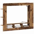 vidaXL TV skrinka 152 x 22 x 113 cm Staré drevo Kompozitné drevo