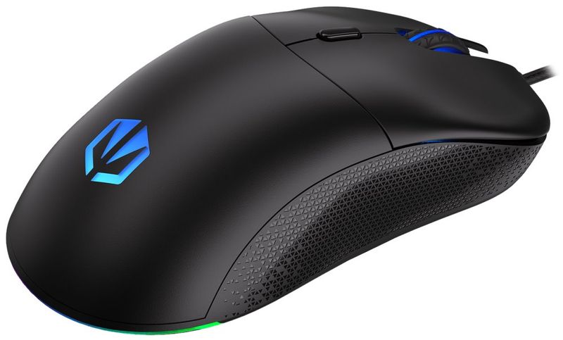 Endorfy myš GEM Plus PAW3370 / Khail GM 8.0 / drátová / čierna Myš, herná, drátová, optická, až 19000 dpi, senzor PAW3370, 6 tlačidiel, Kailh GM 8.0, ARGB podsvietenie, USB, čierna