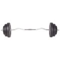vidaXL Súprava závaží a tyčí barbell a dumbbell, 120 kg
