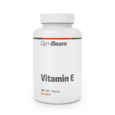 Vitamín E (tokoferyl) - GymBeam, bez príchute, 60 kaps.