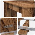 vidaXL Jedálenský stôl 180 x 85 x 75 cm Kompozitné drevo Staré drevo