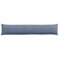 vidaXL Vankúše na pohovku 2 pcs Modrá 200 x 40 cm Kordúrová tkanina