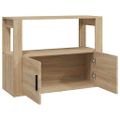 vidaXL Komoda dub sonoma 80x30x60 cm spracované drevo