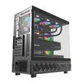 Počítačová skriňa DarkFlash DS950V s displejom (čierna) + 6 ventilátorov