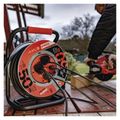 Predlžovací kábel EMOS P084505 PROFI na bubne 50 m / 4 zásuvky / čierny / guma / 230 V / 1,5 mm2