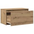 vidaXL Hall Lavica 80x40x45 cm Artisan Oak Engineered Wood