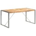vidaXL Jedálenský stôl 160x80x75 cm masívne surové mangovníkové drevo