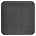Prepínač EMOS D730423 Cyklone dvojitý striedavý č. 6+6, IP55