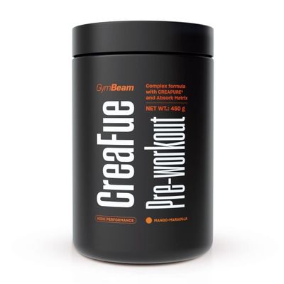 CreaFue Pre-workout - GymBeam, mango marakuja