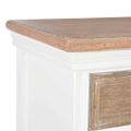 vidaXL Komoda biela 60x30x80 cm masívne drevo