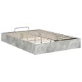 vidaXL Otomanový posteľný rám s úložiskom Betónovo Sivá 120 x 200 cm