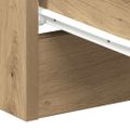 vidaXL Nočné skrinky 2 ks Dub Artisan 38x35x55 cm Drevo