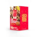 Christmas glass Lantern FCL-10 red-gold L Forever Light