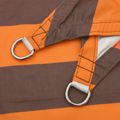 vidaXL Slnečná plachta Oranžová a hnedá 8 x 5 m 100% polyester Oxford