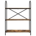 vidaXL Regál na knihy 3 úrovní 80 x 30 x 109 cm Kompozitné drevo