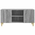 vidaXL TV skrinka 102 x 34,5 x 50 cm Sivý Sonoma Kompozitné drevo