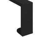 vidaXL Nohy nábytku 2 ks Čierna 596 x 40,5 x 100 mm Železo