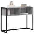 vidaXL Koncový stôl Sivý Sonoma 100 x 36 x 75 cm Kompozitné drevo