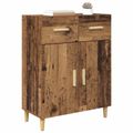 vidaXL Servírovacia skriňa Staré drevo 34 x 69.5 x 89 cm