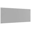 vidaXL Kuchynský obklad Svetlosivá 100 x 40 cm tvrdené sklo