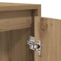 vidaXL 2-dielna sada kúpeľňového nábytku dub artisan kompozitné drevo