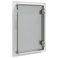 vidaXL Access Panel Biela 33 x 23 x 3 cm Oceľ