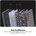 Endorfy mechanická klávesnice Thock V2 Compact / drátová / ARGB /  red sw. / USB / kompaktní / US layout Klávesnice, herní, drátová, mechanická, Endorfy Red, US layout, 60% velikost, ARGB, hliníková konstrukce, USB, šedá