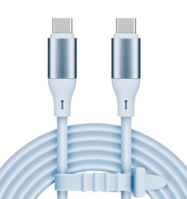 Kábel USB 100W silikónový Kruger&amp;Matz KM1269-1BL USB-USB-C, 1m, sv. modrá Kábel USB 100W silikonový Kruger&Matz KM1269-1BL USB - USB-C, 1m, sv. modrá