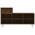 vidaXL Botník hnedý dub 102x36x60 cm spracované drevo