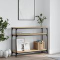 vidaXL Konzolový stolík dub sonoma 100x29x75 cm kompozitné drevo