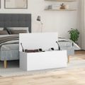 vidaXL Úložný box biely 90x35x35 cm kompozitné drevo