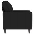 vidaXL Kreslo čierne 60 cm zamat