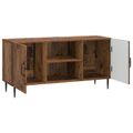 vidaXL TV skrinka Staré drevo 102 x 34,5 x 50 cm Kompozitné drevo