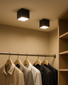 Q-36AD LED Stropní bodové světlo 3CCT černé QTEC