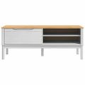 vidaXL Lavica do chodby FLORO Biela 115 x 40 x 45 cm