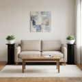 vidaXL Stojan na rastliny 2 ks Čierny dub 25 x 25,5 x 60,5 cm