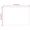 vidaXL LED kúpeľňové zrkadlo 70x50 cm