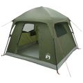vidaXL Stan chata Olivovo zelená 244 x 213 x 183 cm Polyester a oceľ