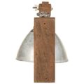 vidaXL Nástenné lampa 25 W starožitná strieborná E27