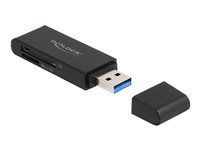 Čítačka kariet (SD, miniSD, RS-MMC, TransFlash, MMCmobile, microSD, MMCplus, MMCmicro, microSDHC, SXC, microSDXC, MMC II, TurboSD, Turbo miniSD, technológia MultiMediaCard Dual Voltage, technológia RS-MCC Dual Voltage) - USB 3.2 Gen 1