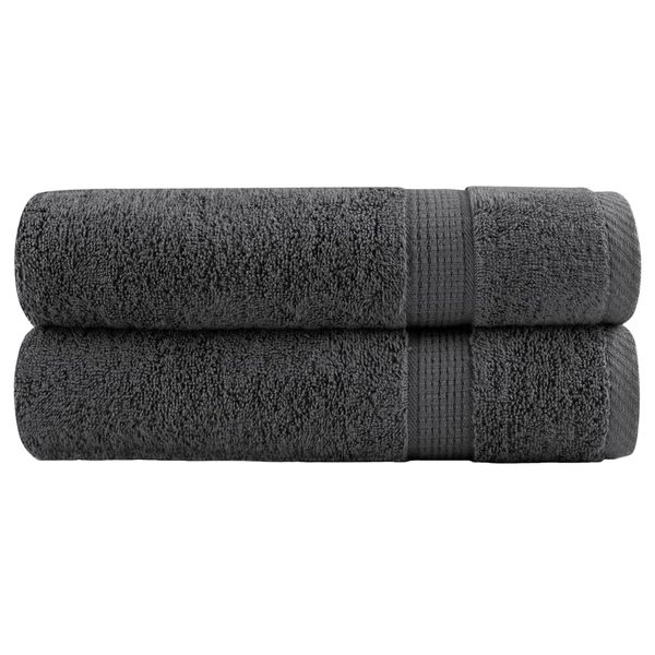 vidaXL Prémiové sprchové utierky SOLUND 2 ks antracitové 70x140 cm 600 g/m²