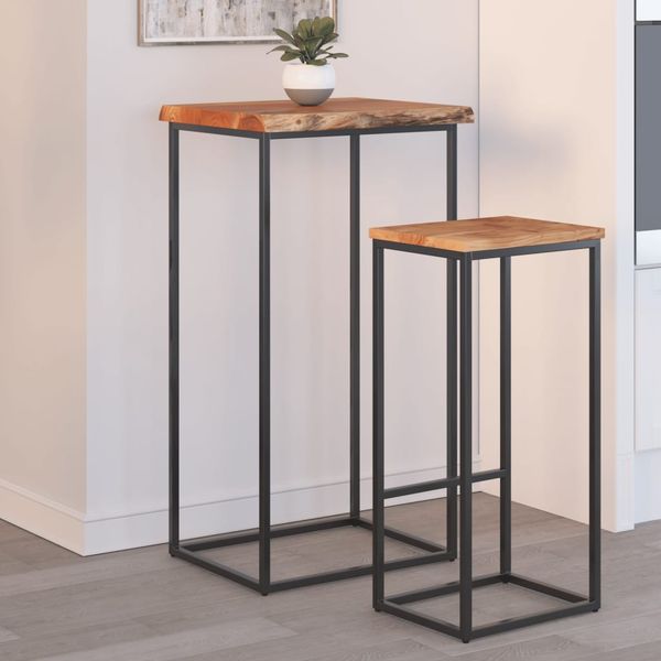 vidaXL Stolová doska 40x40x2,5 cm obdĺžnik masívna akácia živá hrana