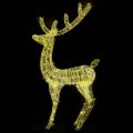 vidaXL XXL Akrylové vianočné soby 250 LED 3 ks 180 cm teplé biele