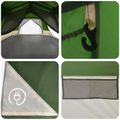 vidaXL Okamžitý stan 10-miestny Zelená 185T Polyester s PU náterom