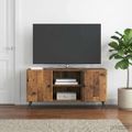 vidaXL TV skrinka 102 x 34,5 x 50 cm Staré drevo Kompozitné drevo