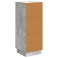 vidaXL Servírovacia skriňa Betónovo sivá 33 x 34,5 x 87 cm
