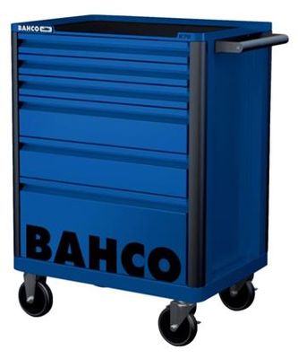 Bahco, Robustní vozík se 6 zásuvkami, s ochrannými nárazníky, 1472K6BLUE
